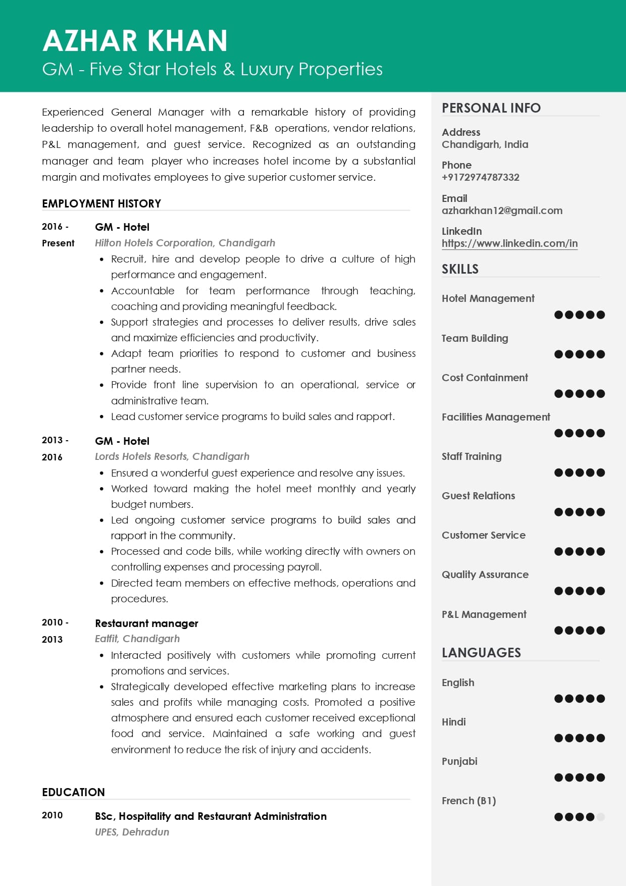 Best Free Resume Templates | ATS optimised Resume Templates | Free Download on Resumod.co