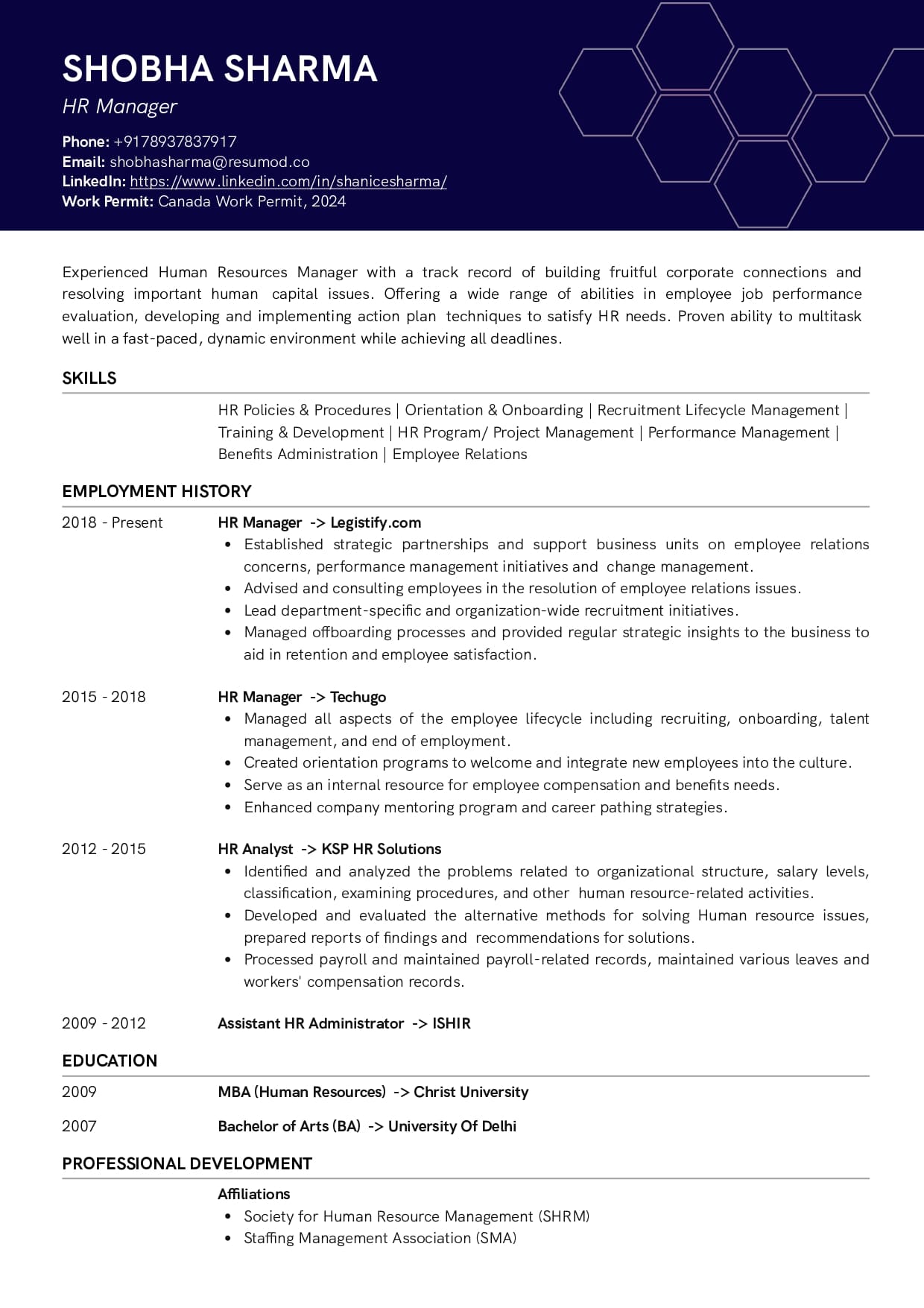 Best Resume Templates Free by Resumod.co
